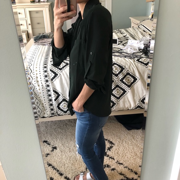 Express button down blouse - Picture 4 of 8